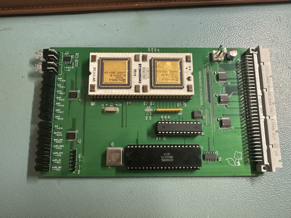 DCJ11 Eurocard format PCB