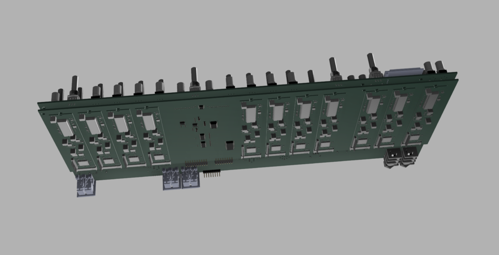 Epsilon underside showing voice cards and effects card