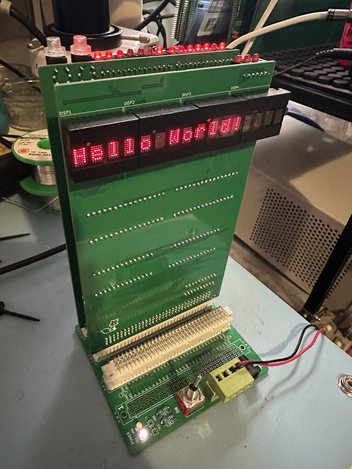 Display showing "Hello World!"